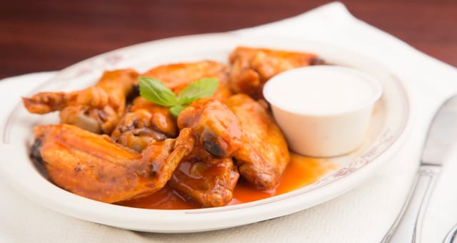 BBQ Chicken Wings.