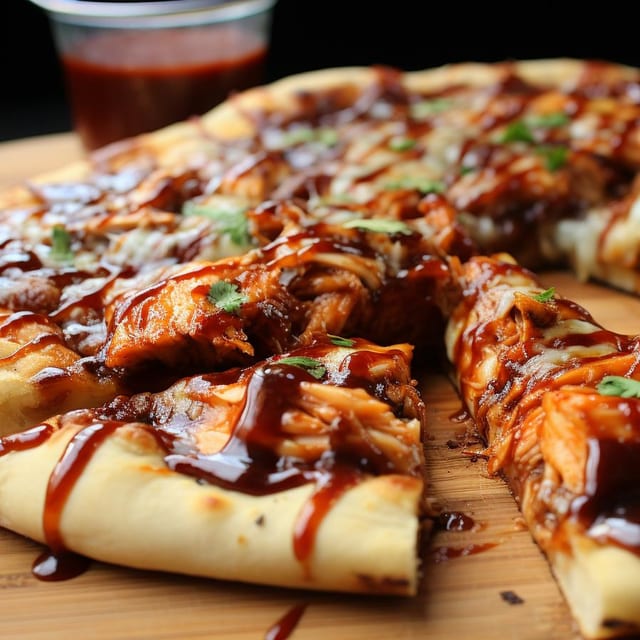 BBQ Chicken Pizza.
