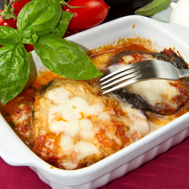 Eggplant Parmesan.