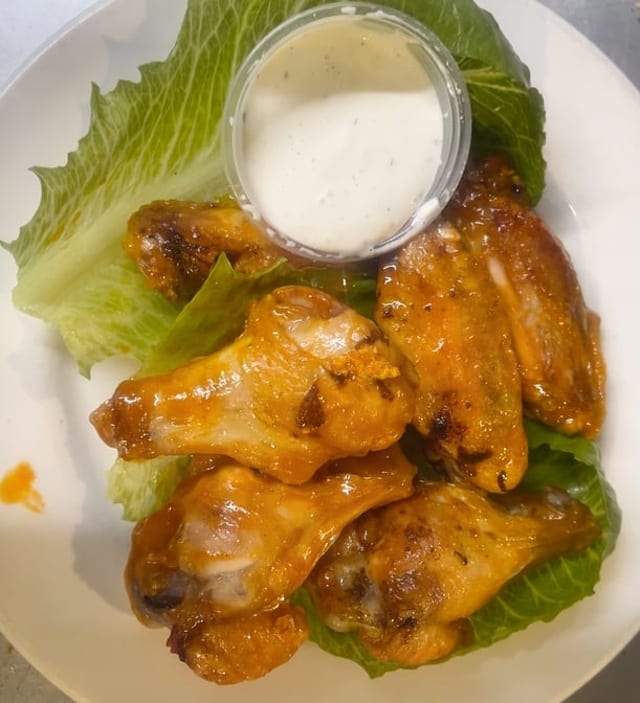 Spicy Buffalo Wings.