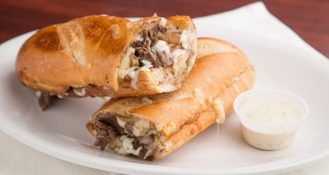 Philly Cheese Steak Sandwich.